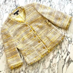 Classy tweed LOUBEN lady jacket sz US 6